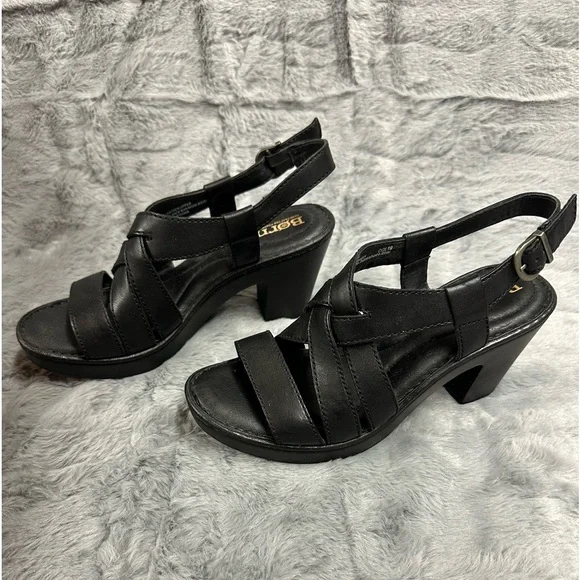 Born Ervin Sandals - Size 7 - Black - Gently Worn - Picture 3 of 8